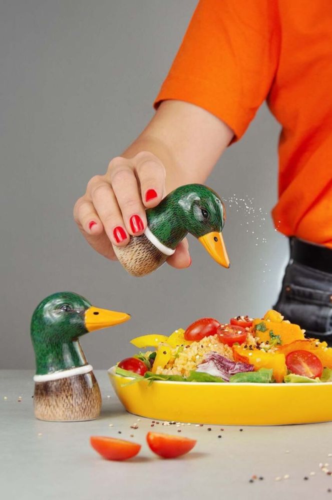 Сільничка і перечниця Donkey Spicy Ducks колір барвистий фото 3