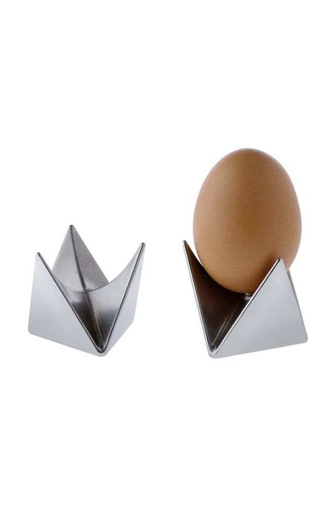 Набір підставок для яєць Alessi Roost 2-pack колір сірий фото 4