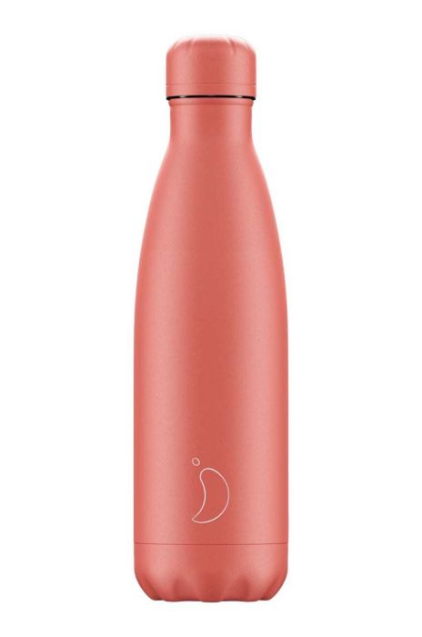 Термічна пляшка Chillys Pastel 500 ml колір помаранчевий