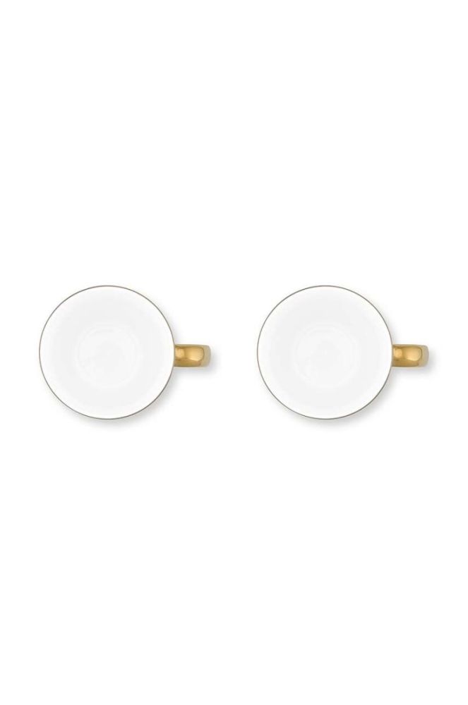 Набір чашок vtwonen 2-pack колір жовтий (3433827) фото 3