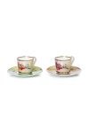 Набір чашок з блюдцями Palais Royal 2-pack колір барвистий (3537025) Набір чашок з блюдцями Palais Royal 2-pack колір барвистий (3537025)