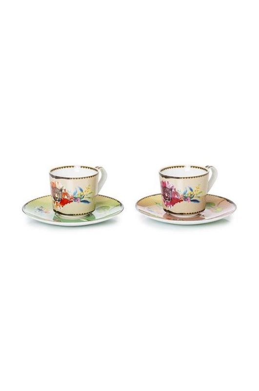 Набір чашок з блюдцями Palais Royal 2-pack колір барвистий (3537025)