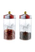 Контейнер з кришкою Alessi Circus 2-pack колір барвистий
