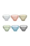 Набір мисок Guzzini Tiffany 6-pack колір барвистий Набір мисок Guzzini Tiffany 6-pack колір барвистий