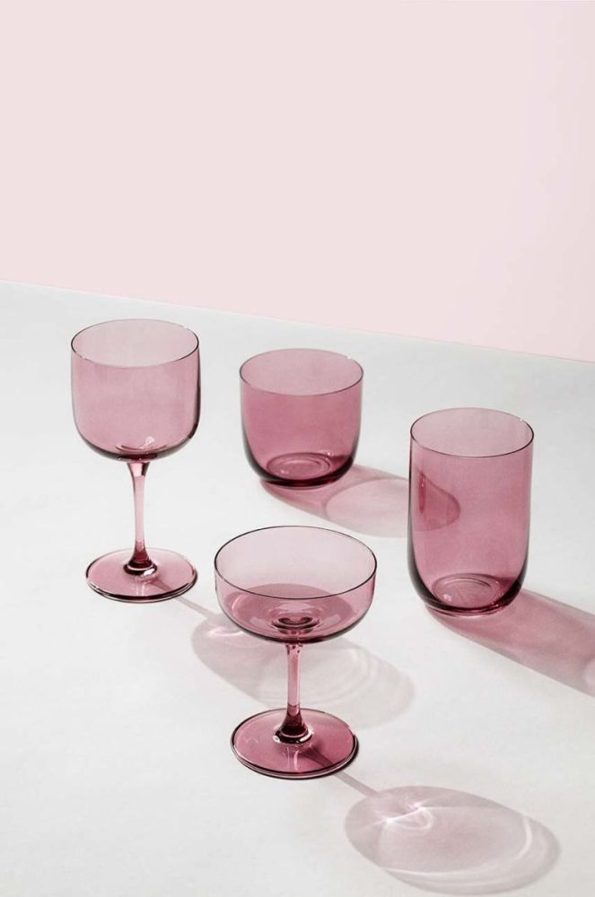 Набір склянок для коктейлів Villeroy & Boch Like Grape 2-pack колір рожевий фото 3