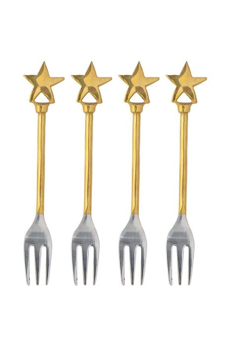 Набір десертних виделок Bloomingville 4-pack колір барвистий