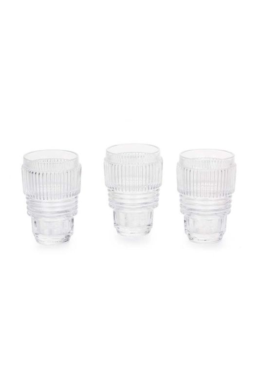 Набір склянок Seletti Machine Collection 3-pack колір прозорий