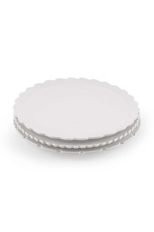 Набір тарілок Seletti Machine Collection 3-pack колір білий