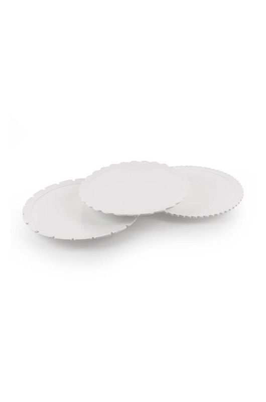 Набір тарілок Seletti Machine Collection 3-pack колір білий фото 2