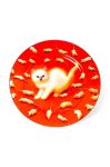 Тарілка Seletti Kitten колір барвистий Тарілка Seletti Kitten колір барвистий