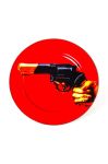 Тарілка Seletti Revolver колір барвистий Тарілка Seletti Revolver колір барвистий