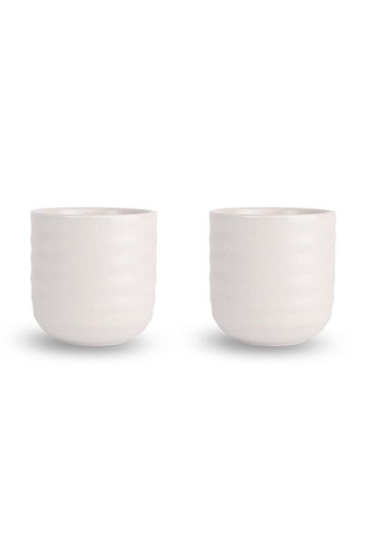Набір чашок Sagaform Ellen 2-pack колір білий