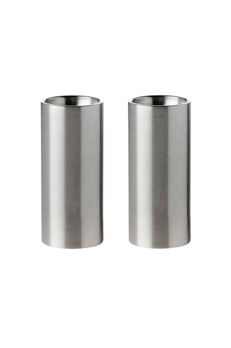 Сільничка і перечниця Stelton Arne Jacobsen колір сірий