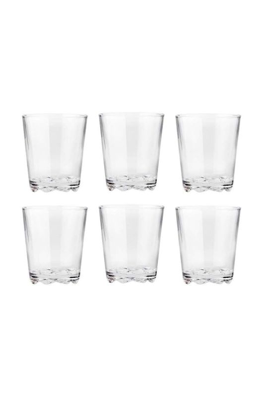 Набір склянок Stelton Glacier 250 ml 6-pack колір прозорий