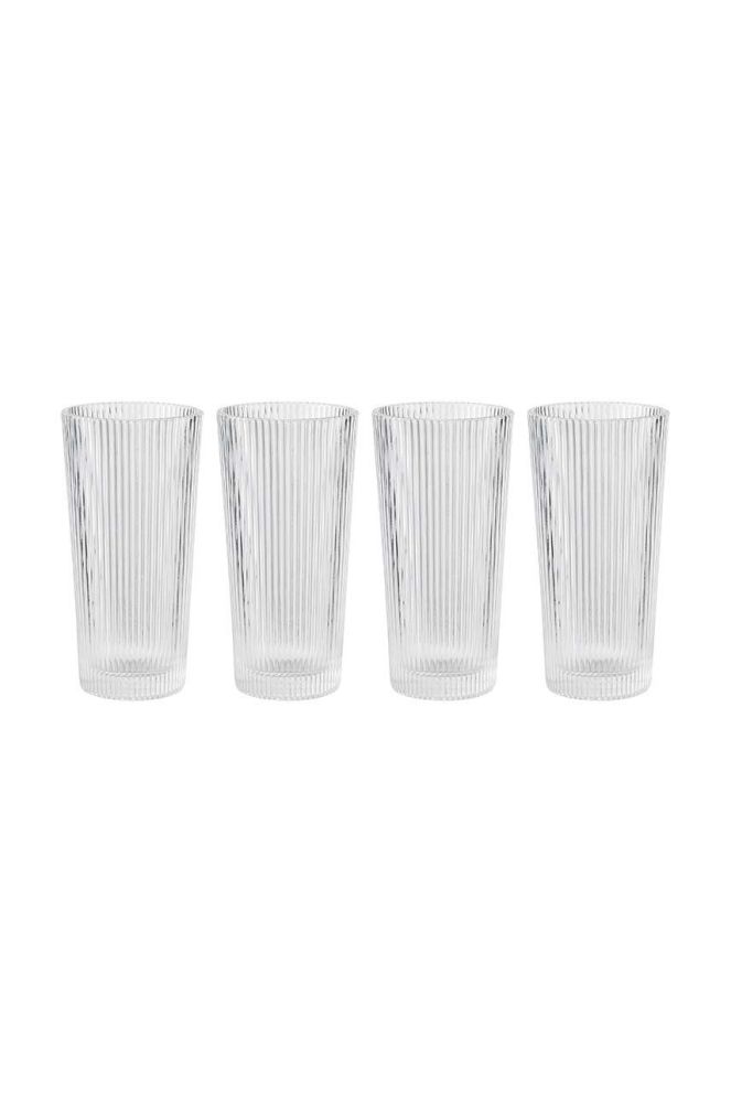 Набір склянок для коктейлів Stelton Pilastro 300 ml 4-pack колір прозорий