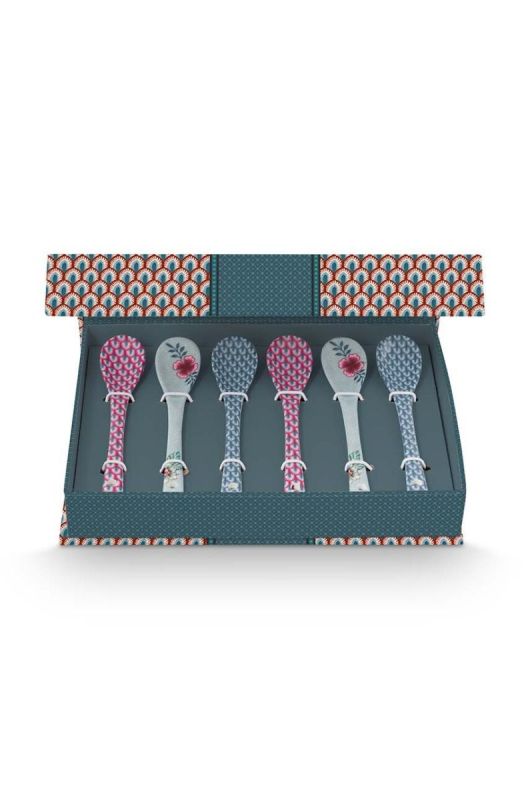 Набір чайних ложок Pip Studio Oriental Flower Festival 6-pack колір барвистий
