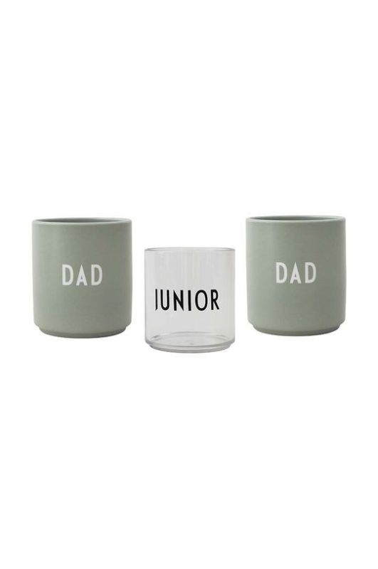 Набір чашок Design Letters Family Gift Box 3-pack колір барвистий