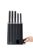 Набір ножів з органайзером Joseph Joseph Elevate SlimBlock 5-pack колір чорний