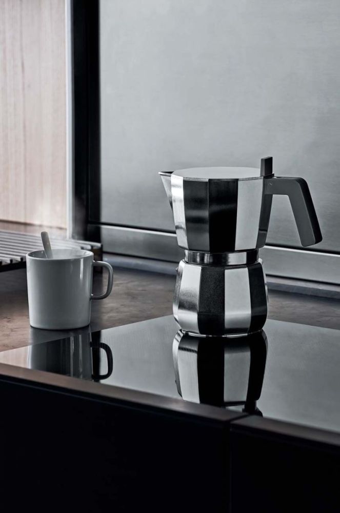 Кавоварка Alessi Moka 9tz колір сірий фото 3
