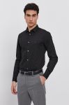 Сорочка Emporio Armani чоловіча колір чорний regular класичний комір (1577070) Сорочка Emporio Armani чоловіча колір чорний regular класичний комір (1577070)