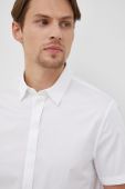 Сорочка Armani Exchange чоловіча колір білий slim класичний комір (2147367)