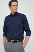 Бавовняна сорочка Seidensticker чоловіча колір синій slim