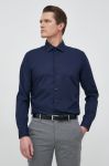 Бавовняна сорочка Seidensticker чоловіча колір синій slim класичний комір (2978689) Бавовняна сорочка Seidensticker чоловіча колір синій slim класичний комір (2978689)