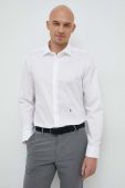 Бавовняна сорочка Seidensticker чоловіча колір білий slim класичний комір (2978444)