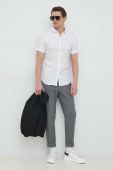 Сорочка Armani Exchange чоловіча колір білий regular класичний комір