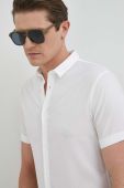 Сорочка Armani Exchange чоловіча колір білий regular класичний комір