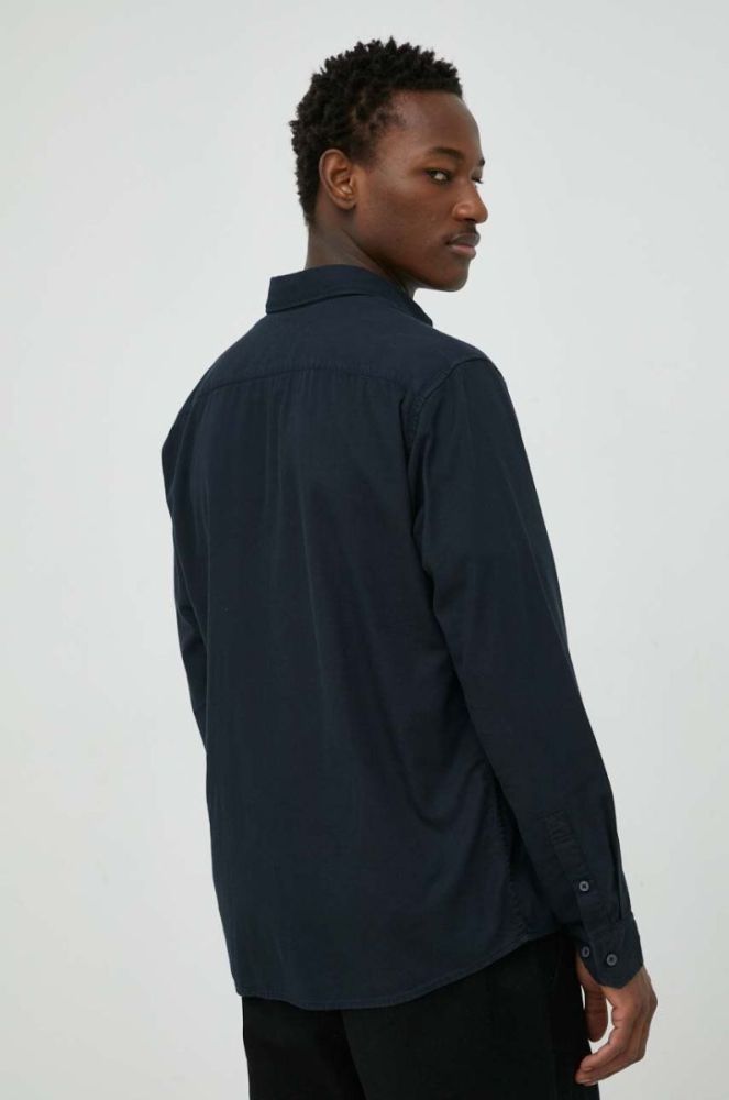 Сорочка Marc O'Polo чоловіча колір синій relaxed комір button-down фото 3