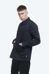 Бавовняна сорочка Wood Wood Fabian чоловіча колір чорний regular класичний комір 12035303.5227-BLACK Бавовняна сорочка Wood Wood Fabian чоловіча колір чорний regular класичний комір 12035303.5227-BLACK