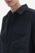 Бавовняна сорочка Wood Wood Fabian чоловіча колір чорний regular класичний комір 12135303.5112-BLACK Бавовняна сорочка Wood Wood Fabian чоловіча колір чорний regular класичний комір 12135303.5112-BLACK