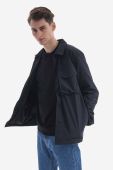 Бавовняна сорочка Wood Wood Fabian чоловіча колір чорний regular класичний комір 12135303.5112-BLACK Бавовняна сорочка Wood Wood Fabian чоловіча колір чорний regular класичний комір 12135303.5112-BLACK
