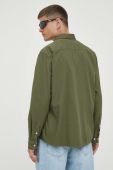 Сорочка Marc O'Polo чоловіча колір зелений regular комір button-down