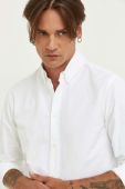 Бавовняна сорочка Samsoe Samsoe чоловіча колір білий regular комір button-down (3465453) Бавовняна сорочка Samsoe Samsoe чоловіча колір білий regular комір button-down (3465453)