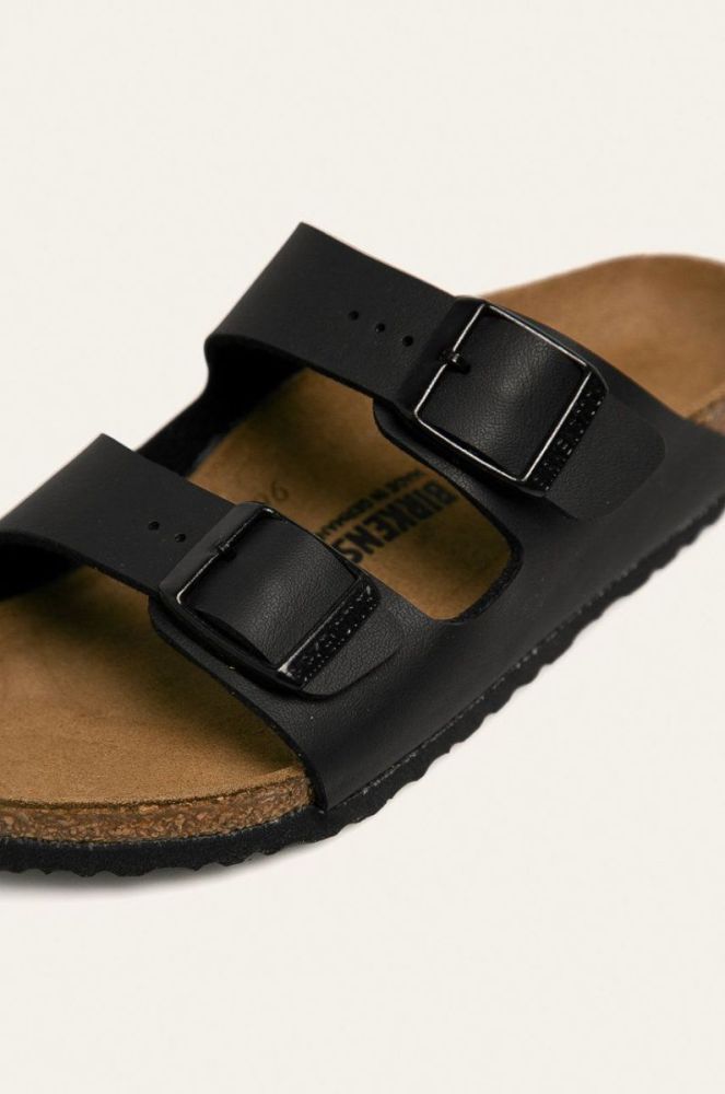 Birkenstock - Дитячі шльопанці Arizona Narrow Width колір чорний (828401) фото 3