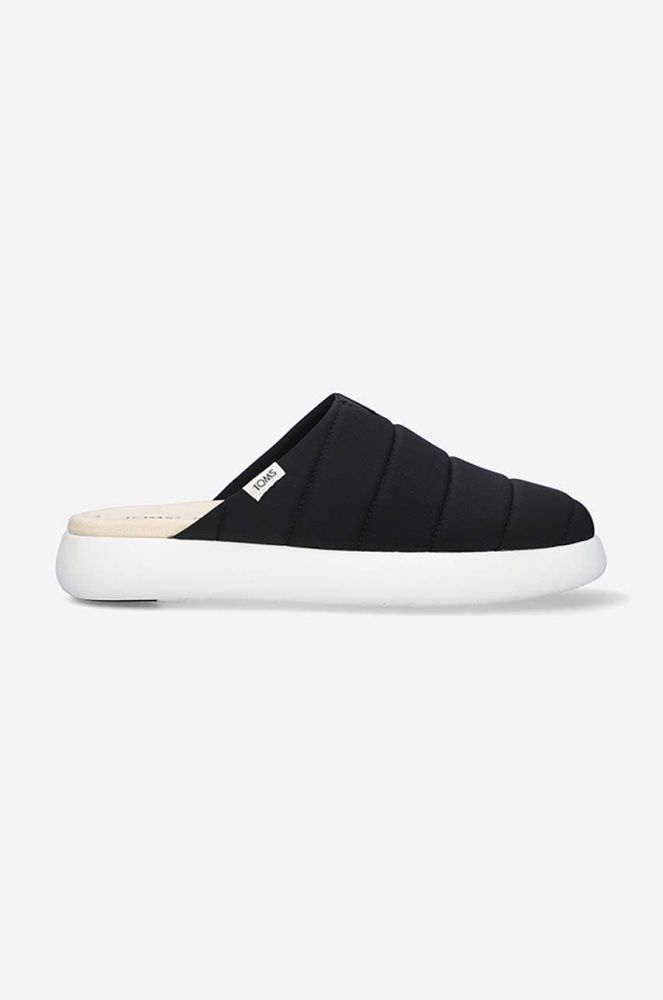 Шльопанці Toms Matte Mallow Mule Sneaker жіночі колір чорний