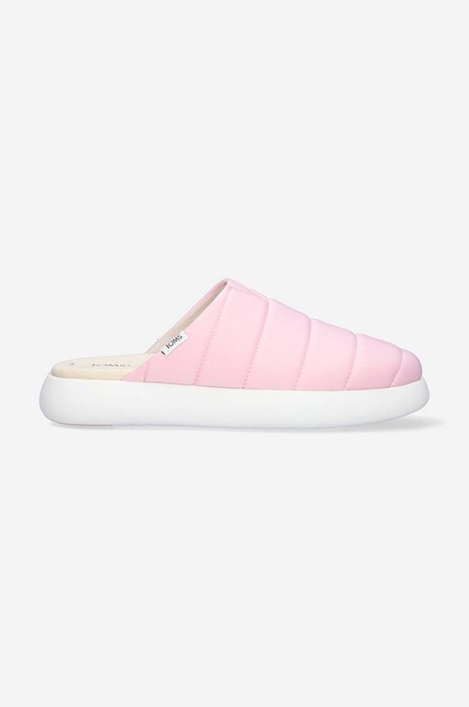 Шльопанці Toms Matte Mallow Mule Sneaker жіночі колір рожевий