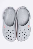 Crocs  Шльопанці Crocband 11016 11016.LightGreyNavy-LtGreyNavy колір сірий