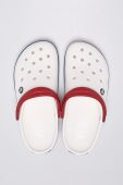 Шльопанці Crocs CROCBAND 11016 чоловічі колір білий 11016.WhiteBlueJean-WhBluJean Шльопанці Crocs CROCBAND 11016 чоловічі колір білий 11016.WhiteBlueJean-WhBluJean