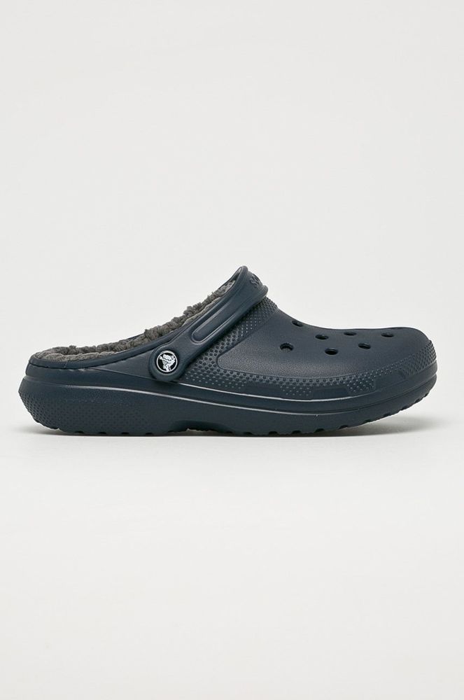 Crocs  Шльопанці 203591.CLASSIC.LINED Classic Lined Clog 203591 203591.CLASSIC.LINED-NAVY/CHARC колір темно-синій