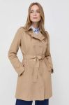 Тренч MAX&Co. жіночий колір бежевий перехідний двобортний Тренч MAX&Co. жіночий колір бежевий перехідний двобортний