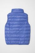 Пухова дитяча безрукавка EA7 Emporio Armani колір блакитний (3305594)
