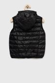 Пухова дитяча безрукавка EA7 Emporio Armani колір чорний (2935782)