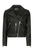 AllSaints - Шкіряна куртка Balfern Biker колір чорний