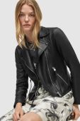 AllSaints - Шкіряна куртка Dalby Biker колір чорний