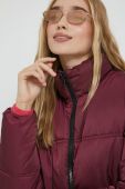 Куртка Noisy May жіноча колір бордовий зимова