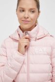 Куртка EA7 Emporio Armani жіноча колір рожевий перехідна (3448626)