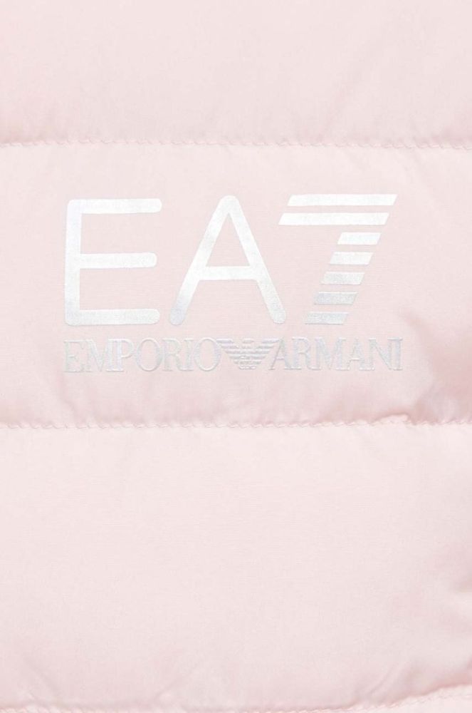Куртка EA7 Emporio Armani жіноча колір рожевий перехідна (3448626) фото 5